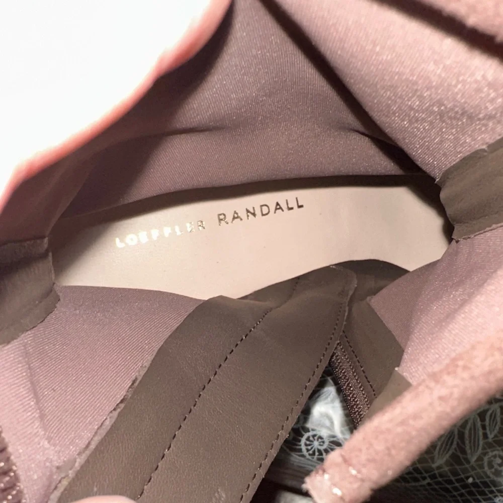 Loeffler Randall Brown Suede Heeled Boots - Picture 5 of 7